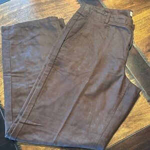 Emporio Armani vintage suede effect pants Waist 40”